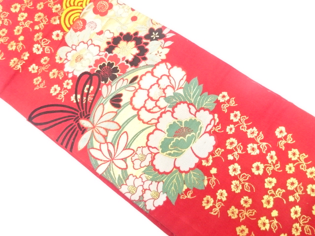 Japanese Kimono / Antique / Nagoya Obi Silk